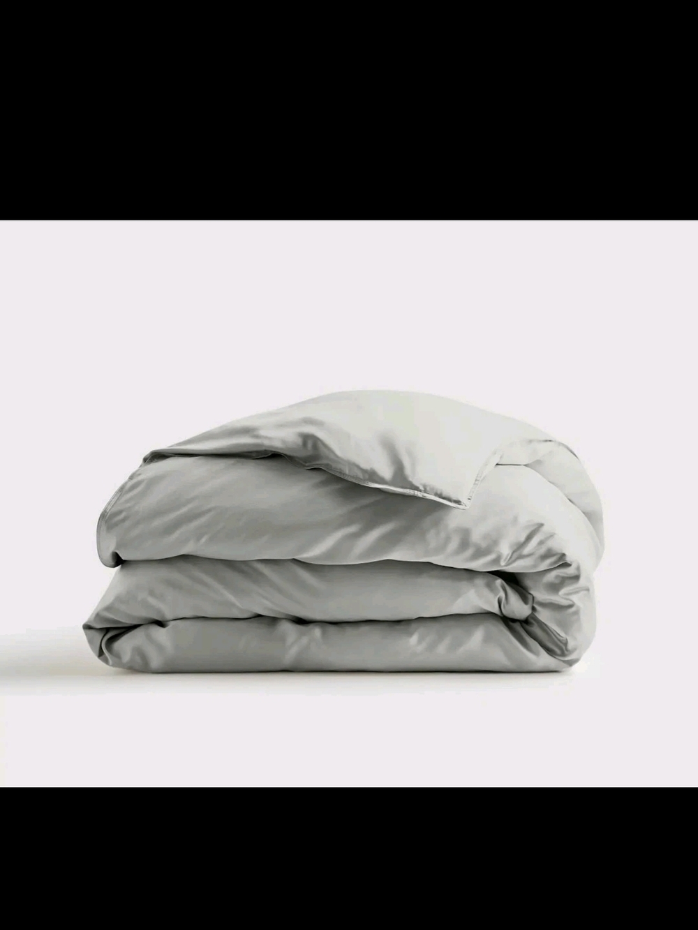 Quince Bamboo Duvet Cover in Full / Queen in Eucalyptus, NWOT